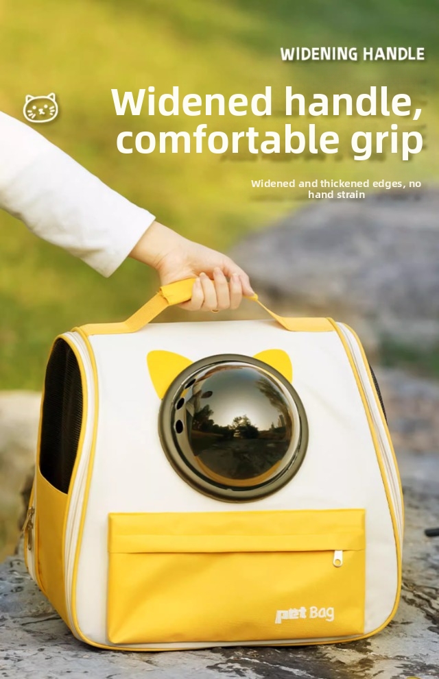 Pet Backpack Carrier Space Capsule For Cats And Dogs Portable_voghion.com