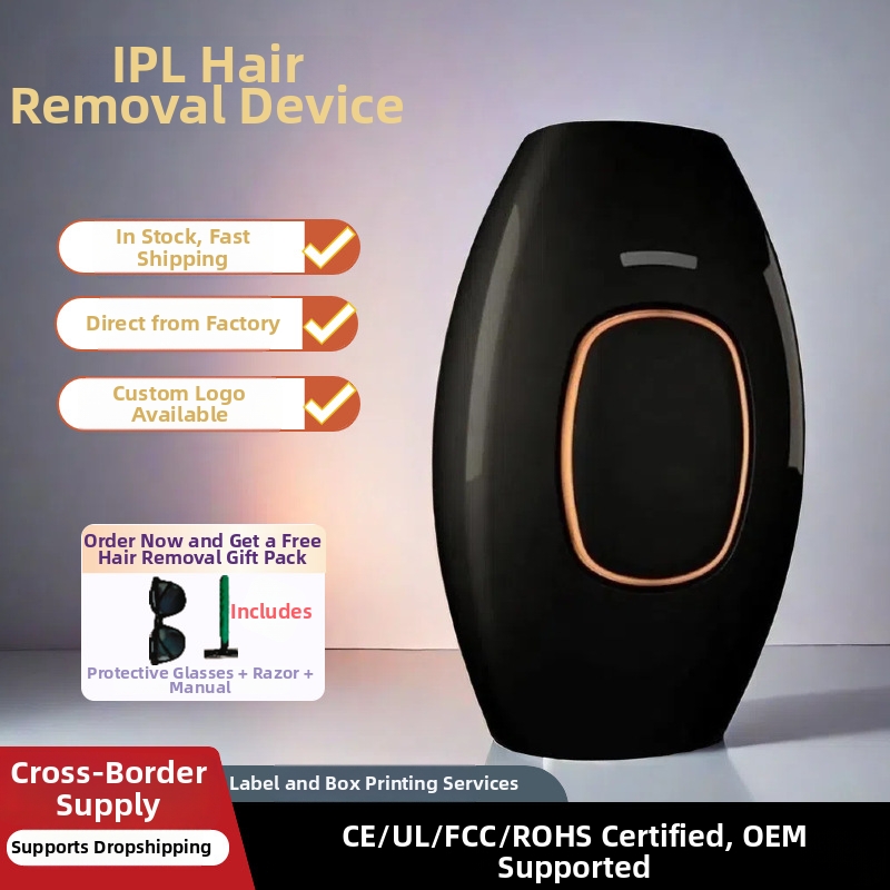IPL-Haarentfernungsgerät für Zuhause, tragbar, im Karton, schmerzfreier Ganzkörperrasierer für den Export, Körperpflegegerät_voghion.com