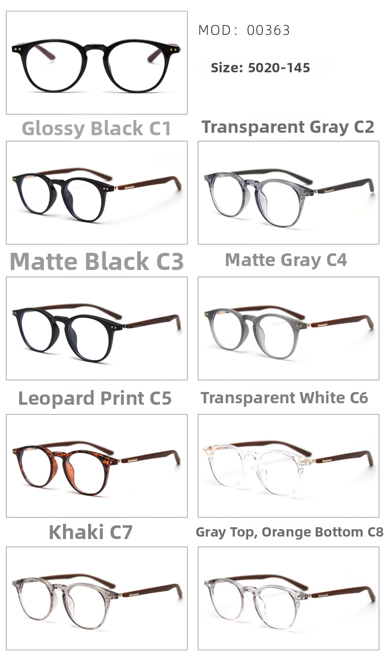 Retro Runde Lesebrille Aus Tr90 Für Damen Und Herren Im Stil_voghion.com