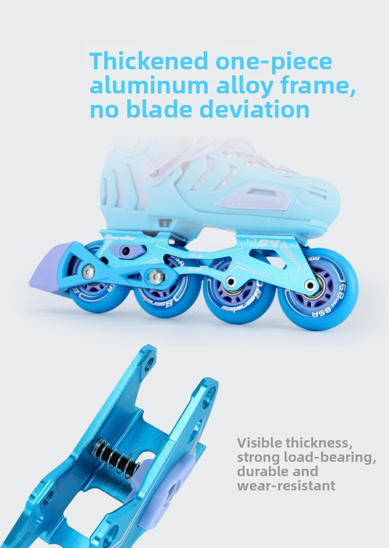 Verstellbare Rollschuhe Mit Bremse Für Professionelles Training_voghion.com