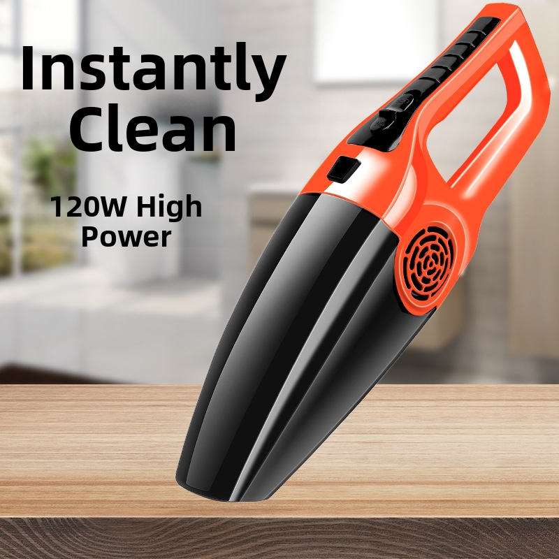Cordless Mini Car Vacuum Cleaner High Power Wet And Dry Use 5000mbar For Home And Kitchen Appliances_voghion.com