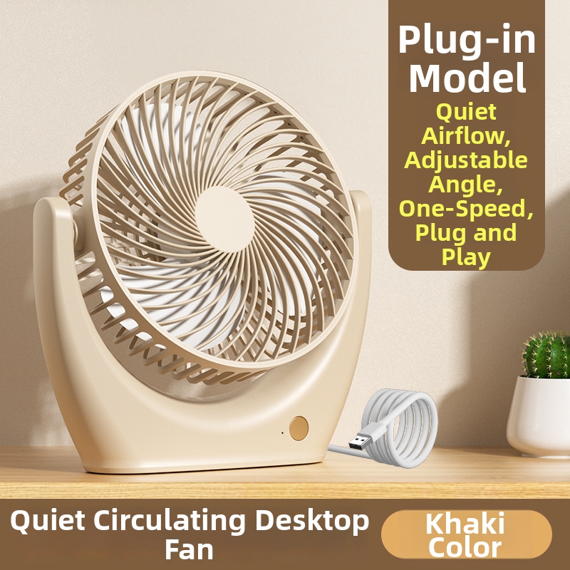 Mini ventilatore USB ad alto flusso d'aria, portatile, con clip, ideale per lampada da scrivania, casa e ufficio._voghion.com