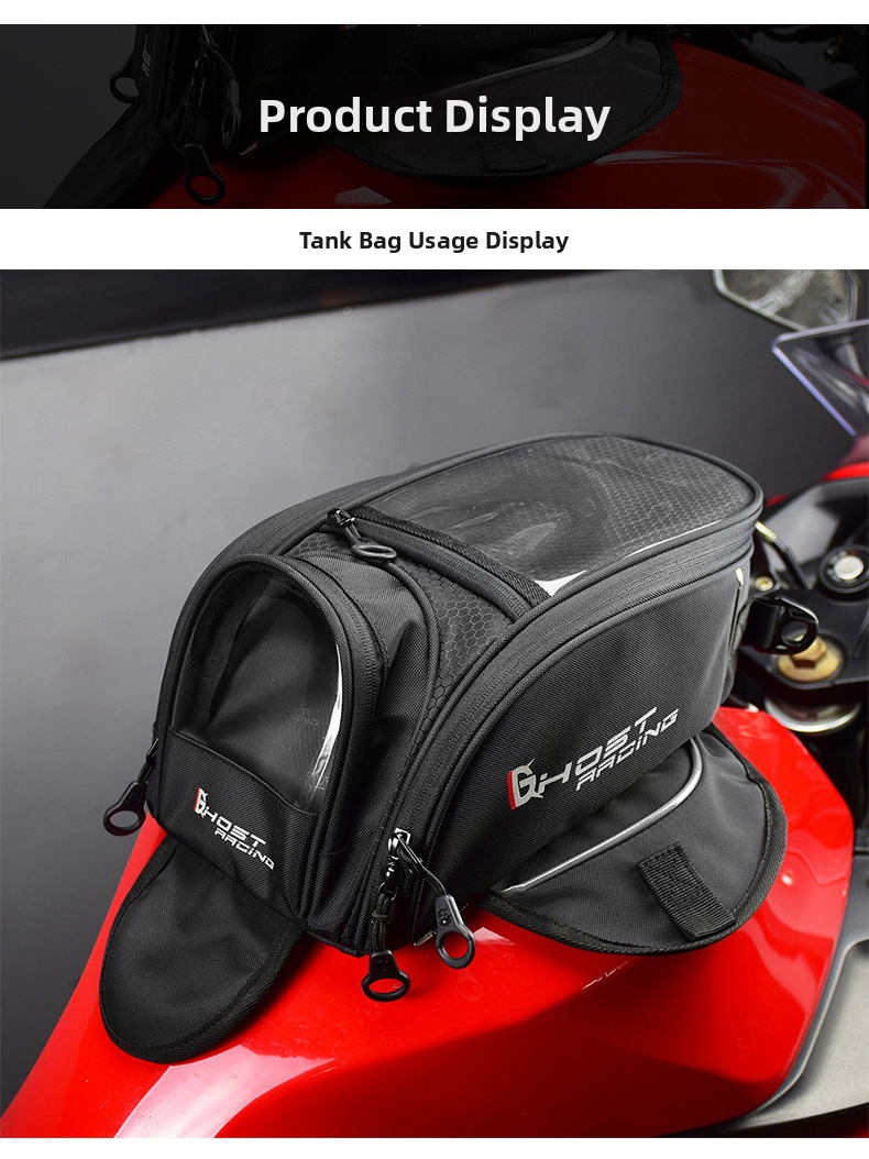 Motorcycle Fuel Tank Bag Waterproof Touchscreen Navigation Bag_voghion.com