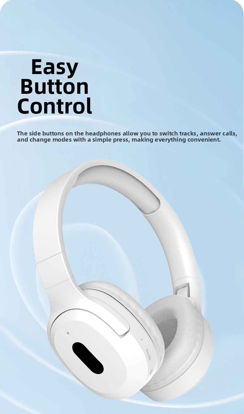 Écouteurs Bluetooth sans fil avec basses puissantes et rétractables pour téléphones portables - Vente directe d'usine - Offre transfrontalière en gros_voghion.com