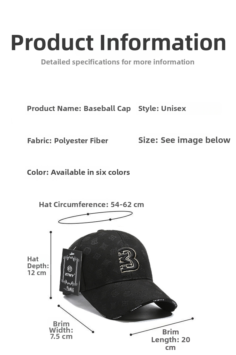 Herren Baseball Cap Für Outdoor Sport Und Freizeit_voghion.com