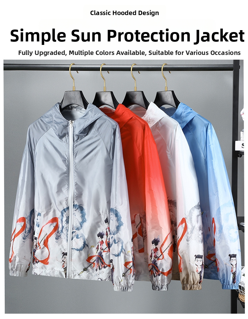 Men's Sun Protection Jacket Upf Quick Drying Outdoor Summer Top_voghion.com