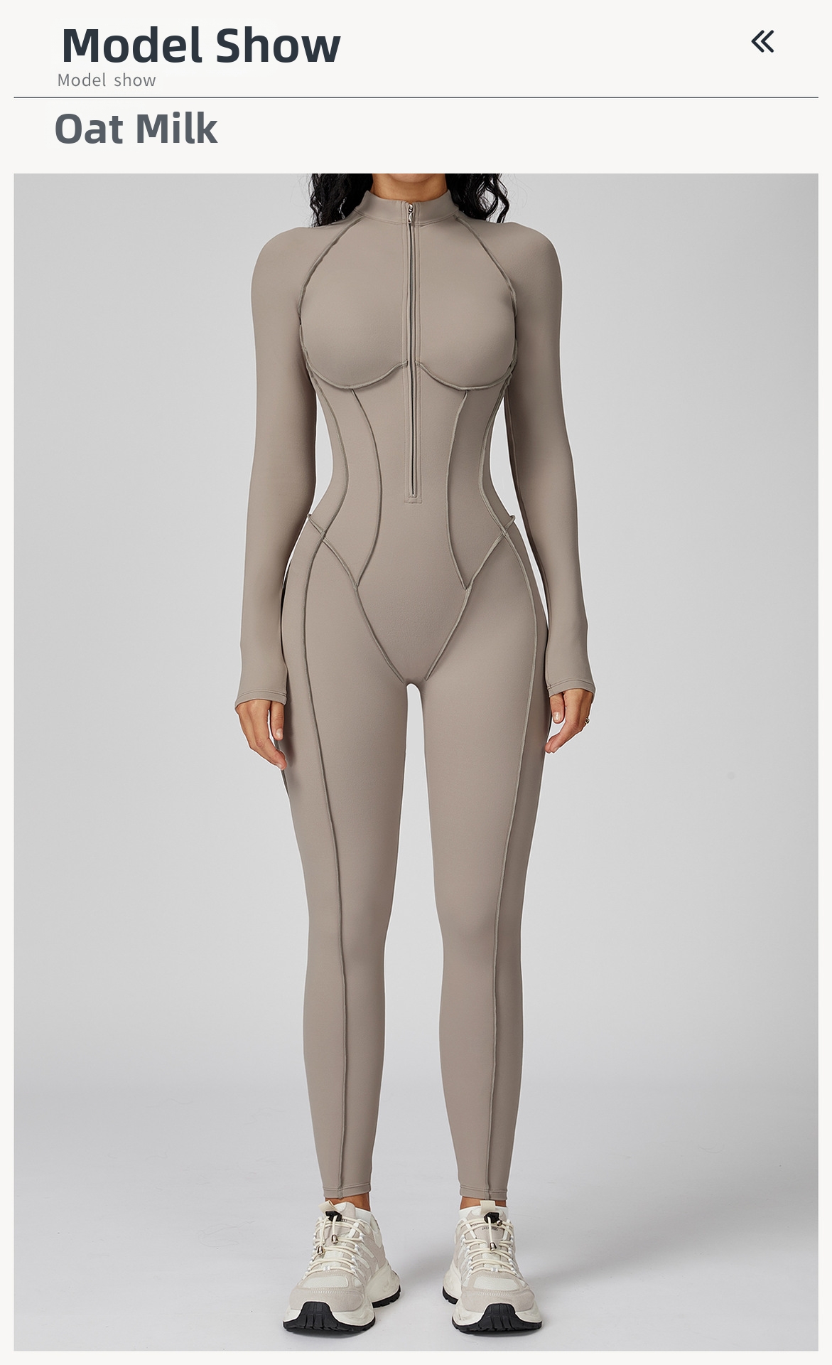 Color Block Women's Bodysuit Stand Up Collar Half Zip High Intensity Fitness Yoga Sportswear Nylon_ecoleips.com