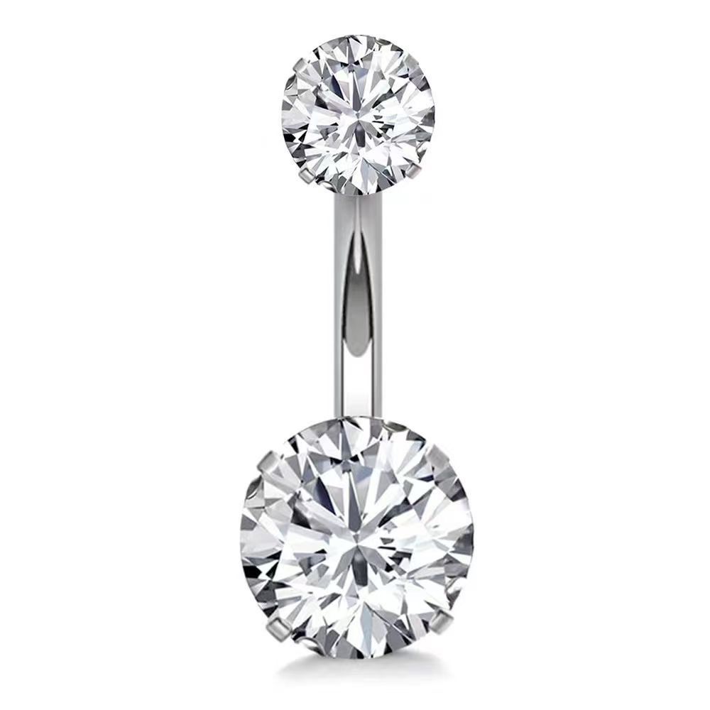 Piercing nombril simple strass bijou de corps pour femme_voghion.com