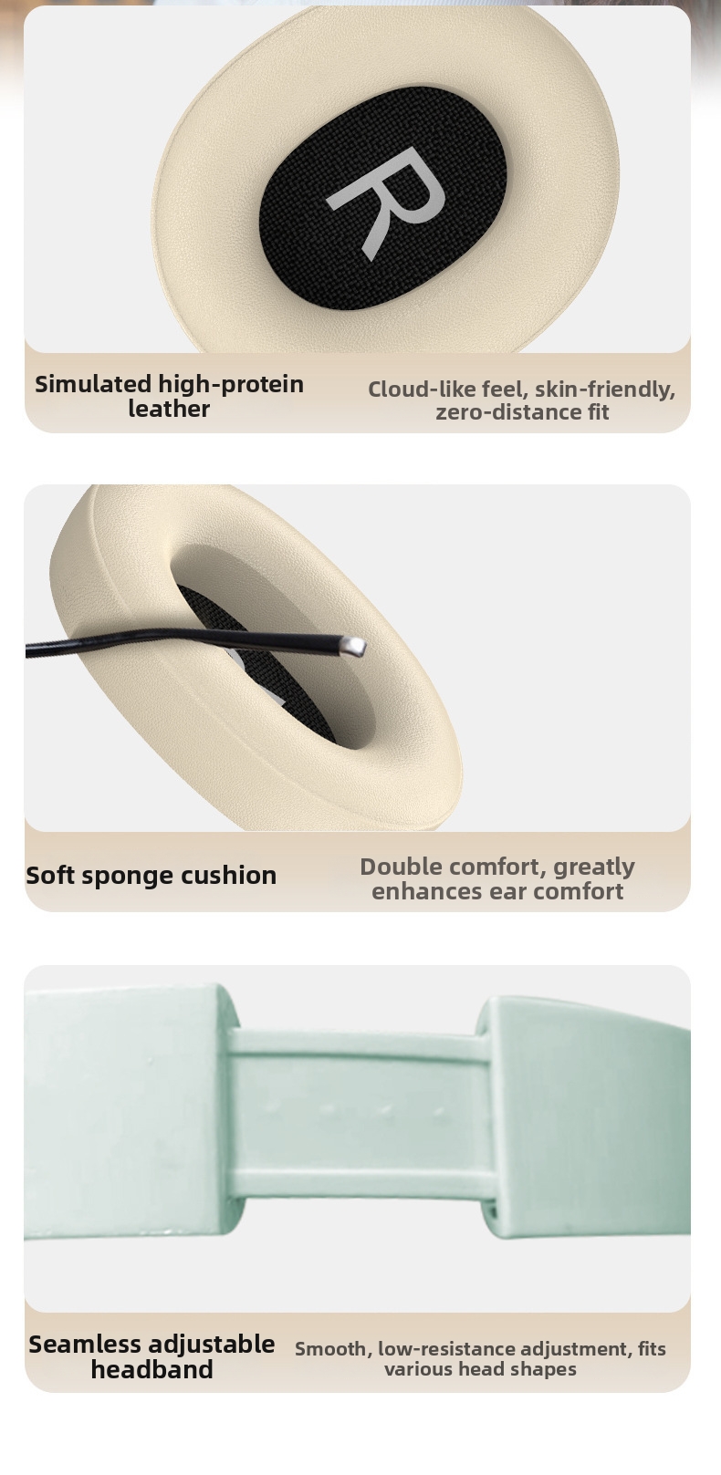 Cuffie wireless bluetooth over-ear con suono hi-fi leggere_voghion.com