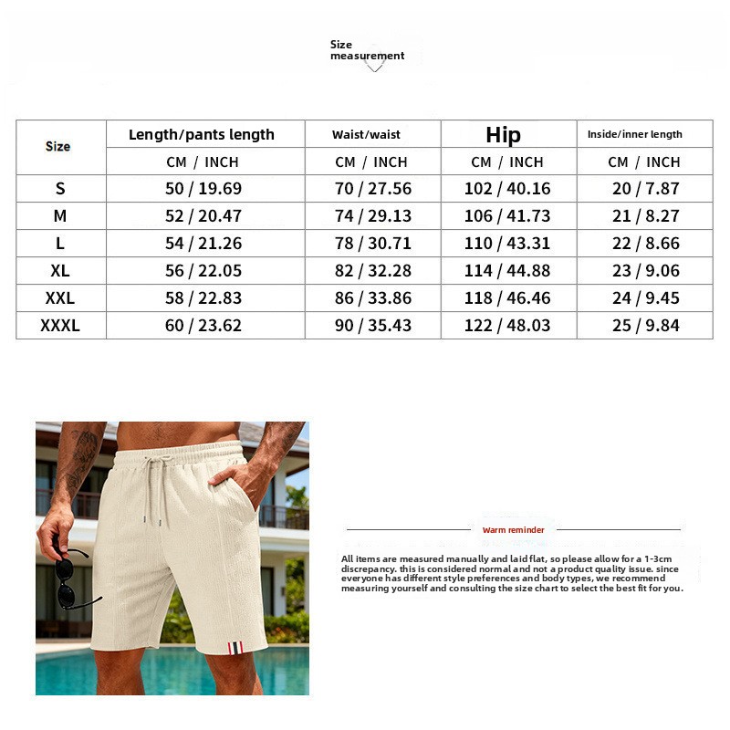 Breathable Quick-drying Men's Beach Shorts For Summer Leisure_voghion.com
