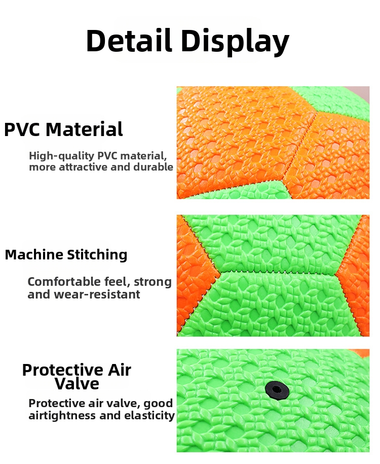 Pallone da calcio per bambini in pvc resistente taglia 4_voghion.com