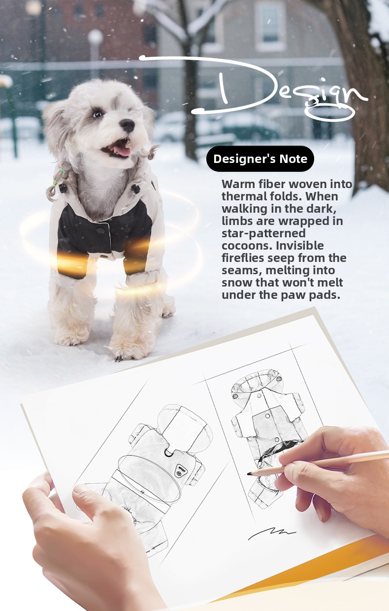 Sudadera con capucha para perro abrigo de invierno acolchado_voghion.com
