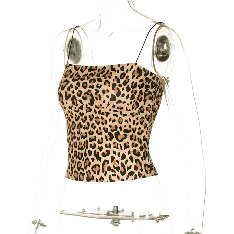 Animal Print Bandeau Top Women's Sexy Crop Tube Summer Fashion Staple Clothing_ecoleips.com