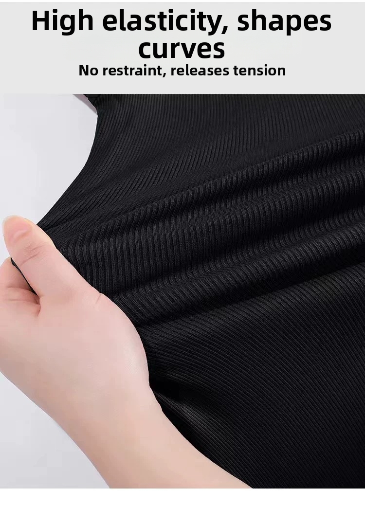 Women's Solid Colour Camisole With Wide Shoulders And Padded Bra_voghion.com