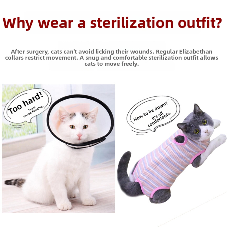 Augintinių pooperacinis kostiumas šunims ir katėms po sterilizacijos_voghion.com