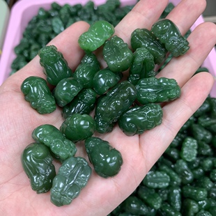 Natural Hetian jade old mine jasper brave small pendant accessories manufacturers wholesale