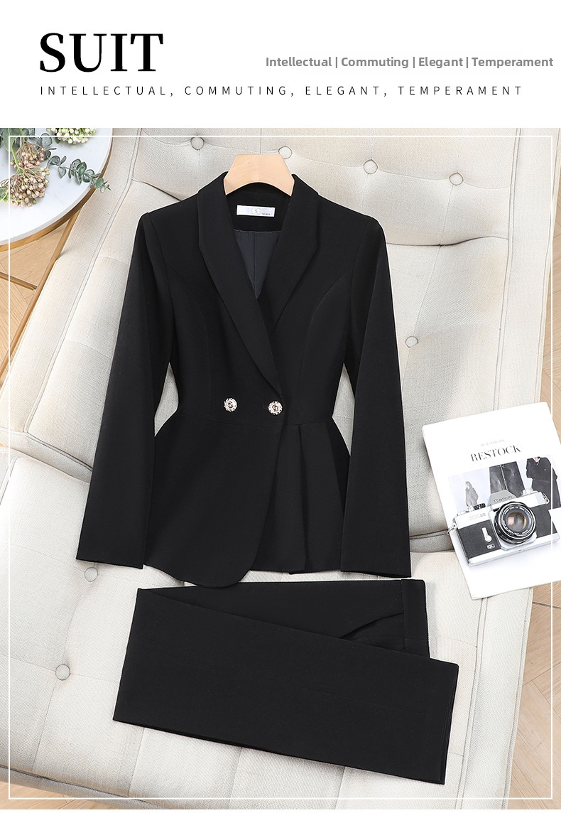 Women's Pant Set Professional Suit For Work Interviews And Formal_voghion.com