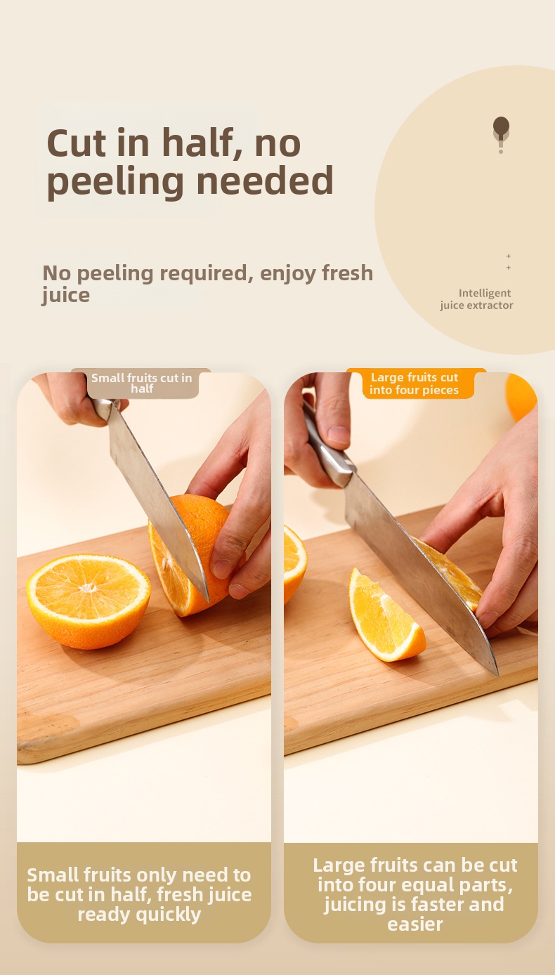 Electric Juicer With Pulp Separation For Home Use Portable_voghion.com