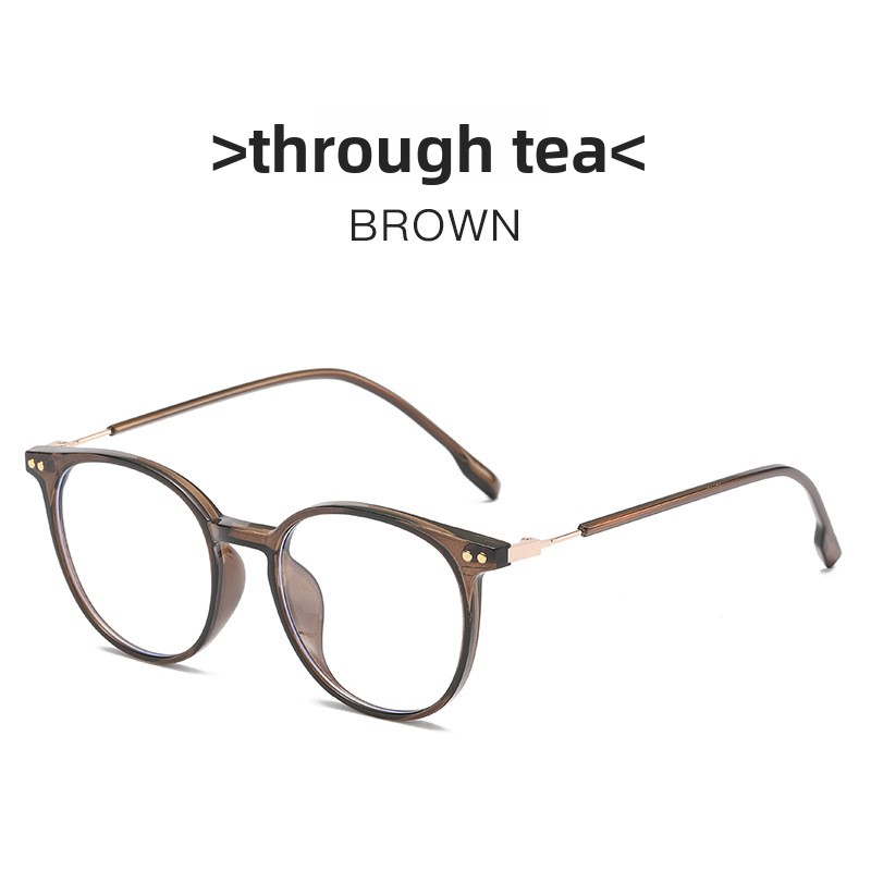 Retro TR Anti-Blaulichtbrille für Damen, Internet-Prominente, Streetstyle, schlichte Brille, flacher Spiegel_voghion.com