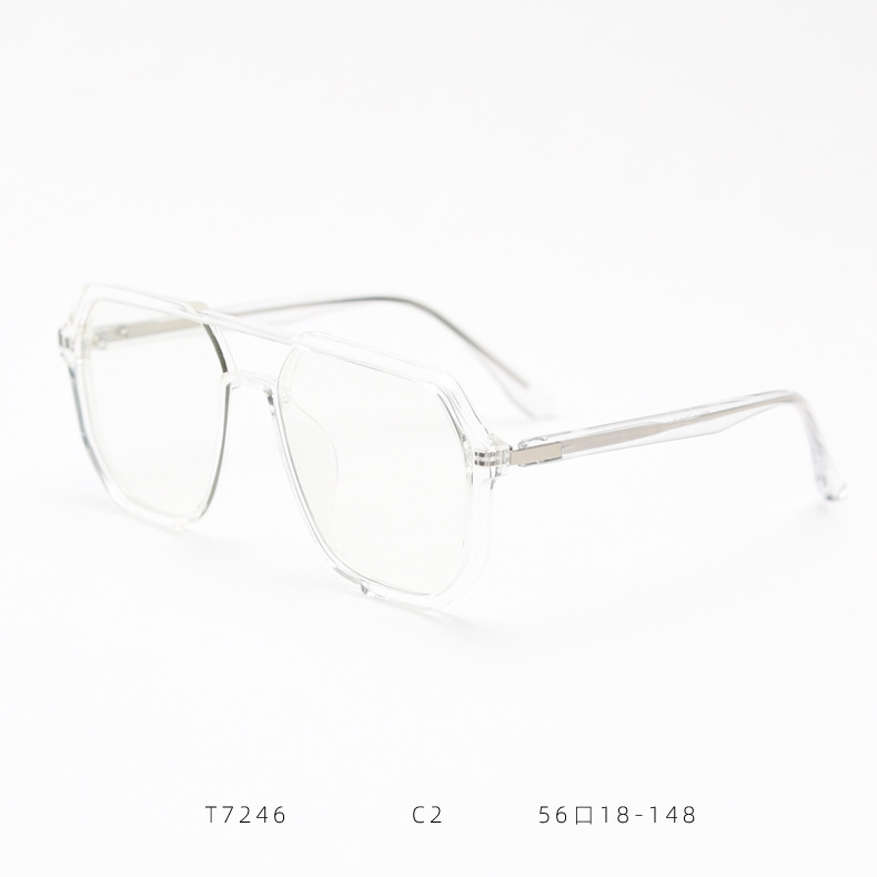 Retro Prescription Eyewear Frames With Double Bridge For Unisex_voghion.com