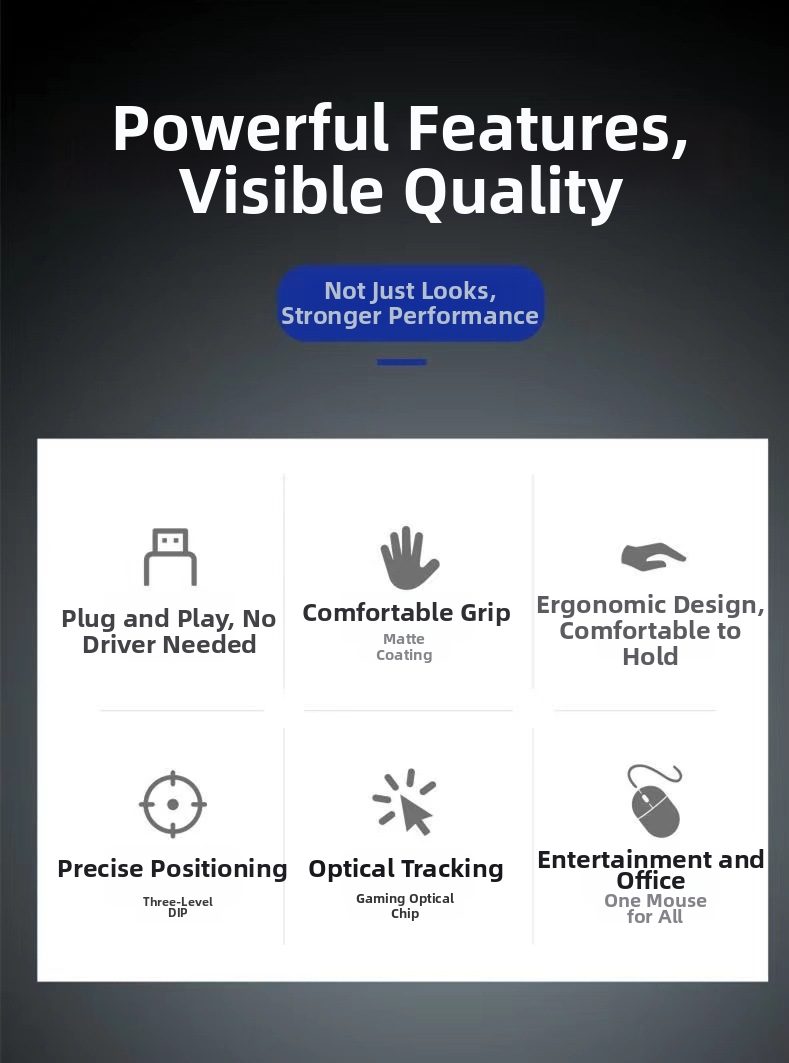 Wireless Gaming Mouse For Laptop And Desktop Computer_voghion.com