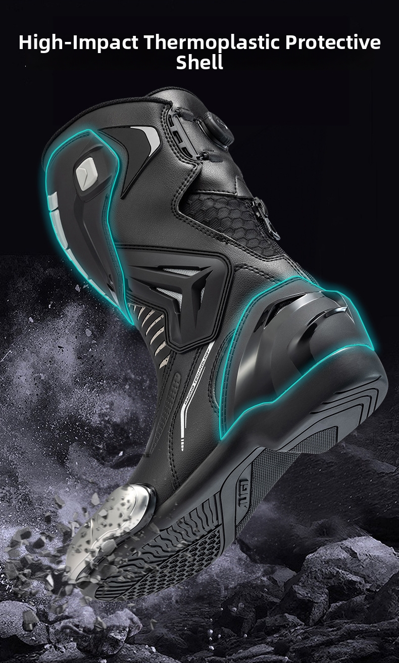 Bottes de moto professionnelles pour course et protection_voghion.com