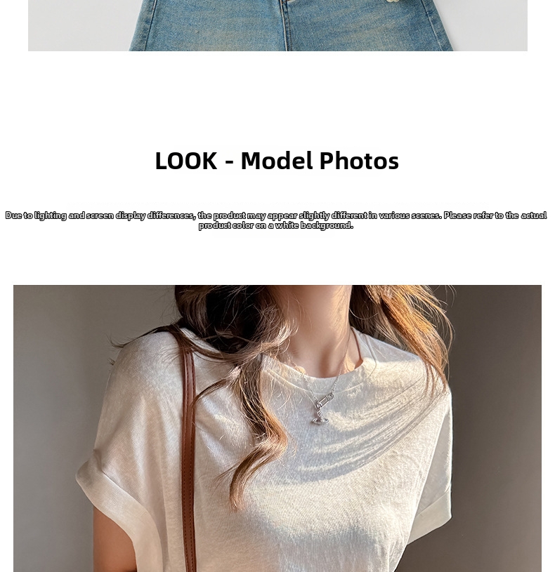 Women's Clothing Summer Style Women's T-Shirt Loose Batwing Sleeve Round Neck Short Sleeve Relaxed Fit For Outerwear_ecoleips.com