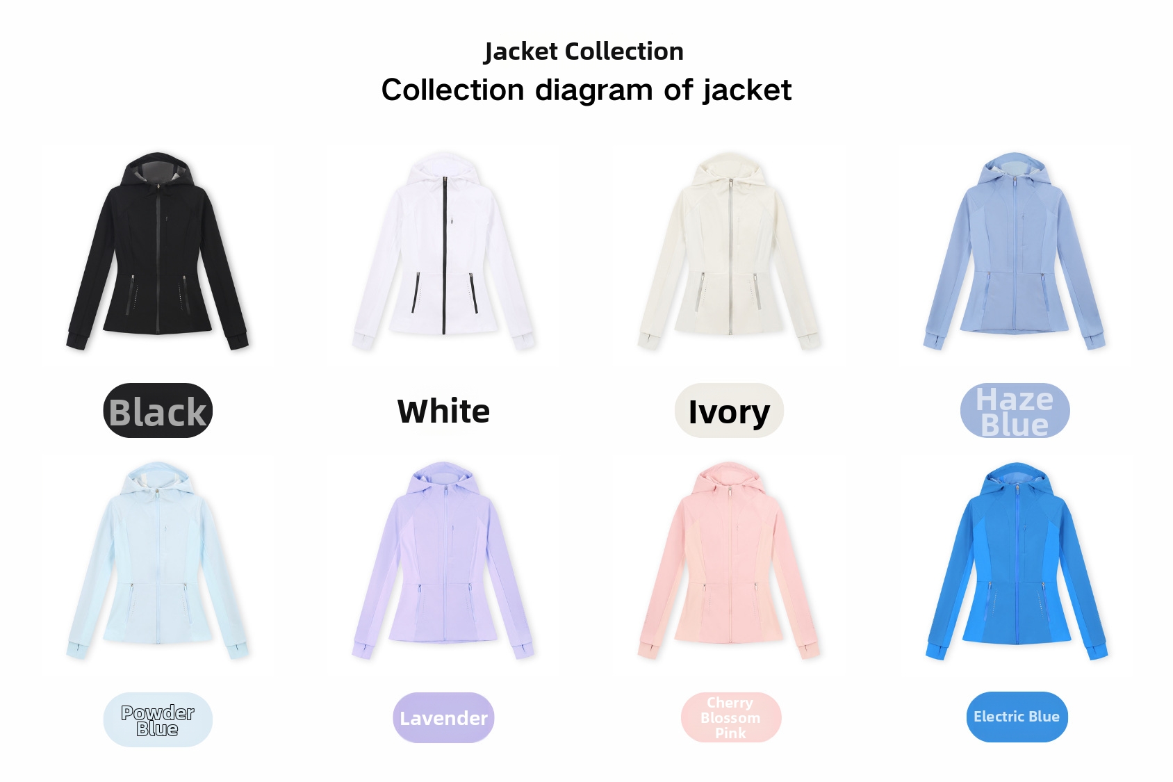 Women's Windproof Waterproof Fleece Lined Hooded Slim Fit Sports Jacket Softshell Yoga Suit_ecoleips.com