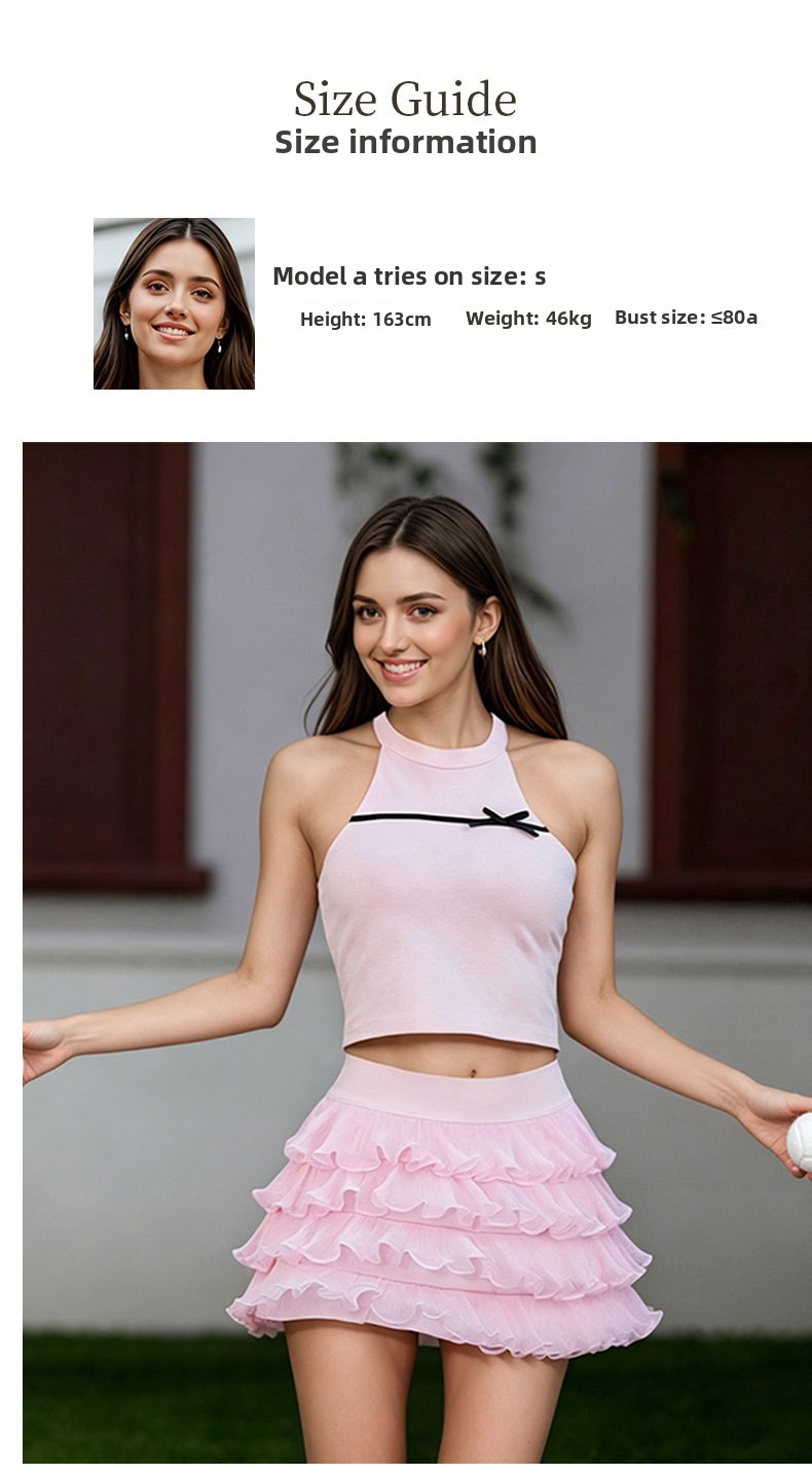 Women's padded halter tennis top