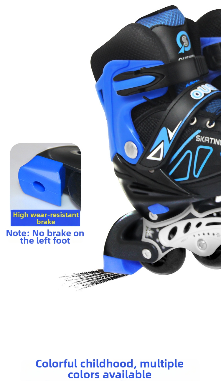 Patines sobre ruedas ajustables con luces y marco de aluminio_voghion.com