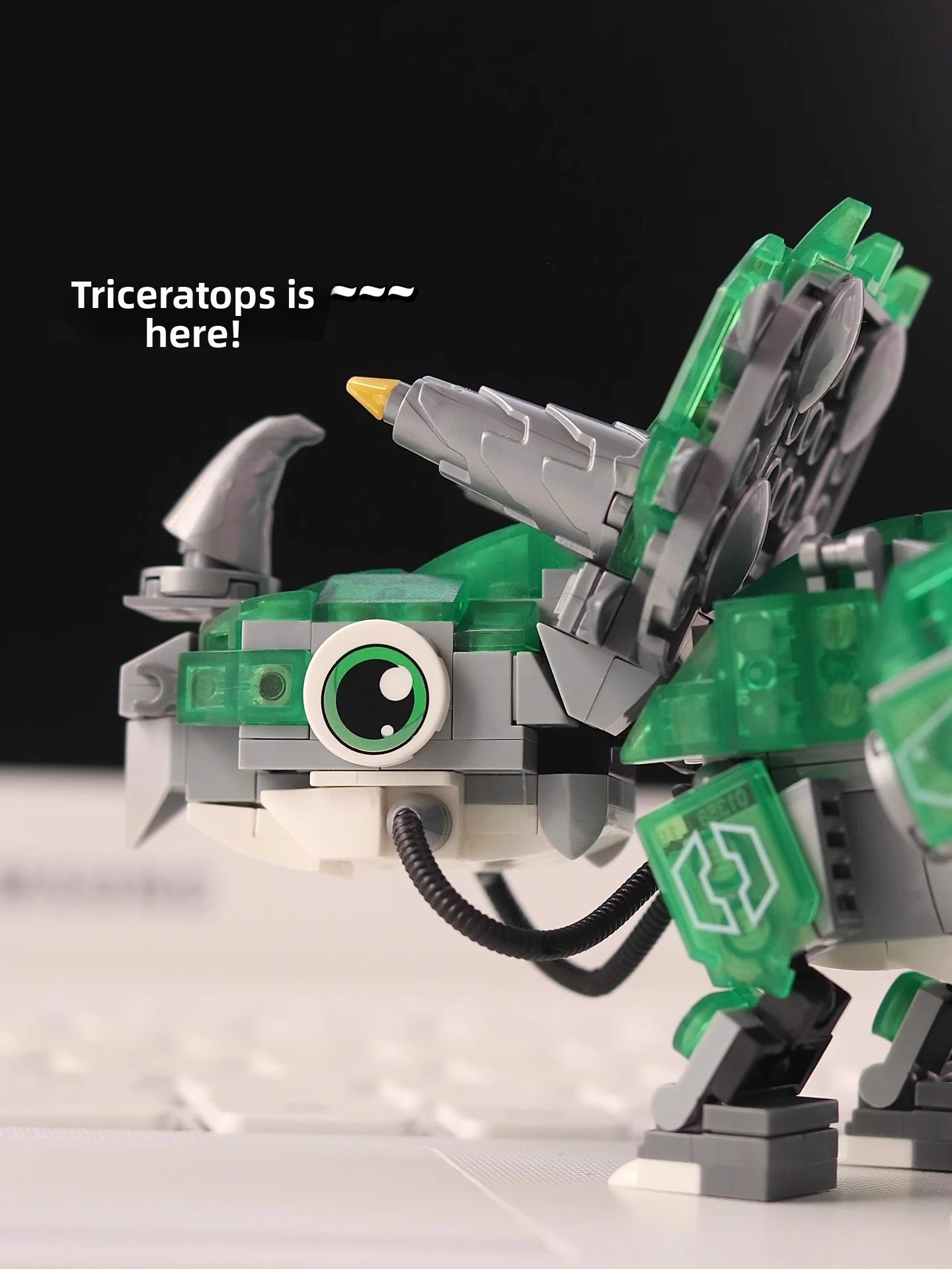 Glow In The Dark Dinosaur Building Blocks Educational Toy Set_voghion.com
