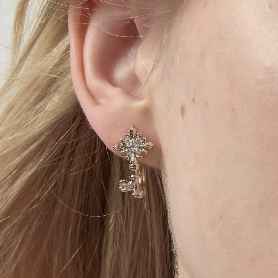 (Wholesale), accessory, retro earrings for keys, light luxury style
