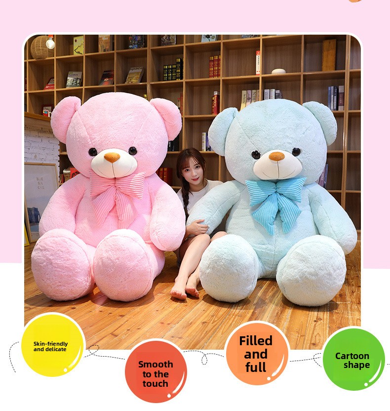 Grand ours en peluche géant doudou pour cadeau de saint valentin_voghion.com