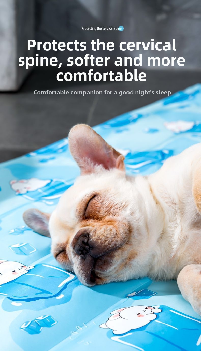 Pet Cooling Mat For Dogs And Cats Soft Summer Bed For Pets_voghion.com