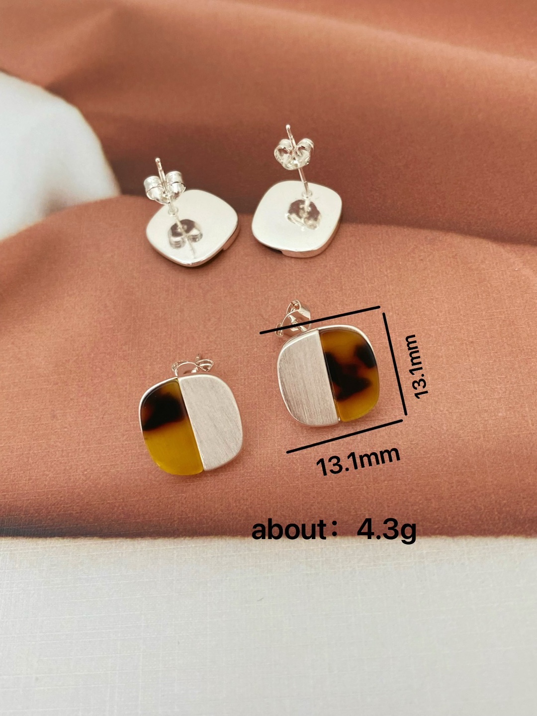 Holiday, Daily, Selfie Occasion Copper Material 1 Pair Lady Leopard Plating Copper Ear Studs
