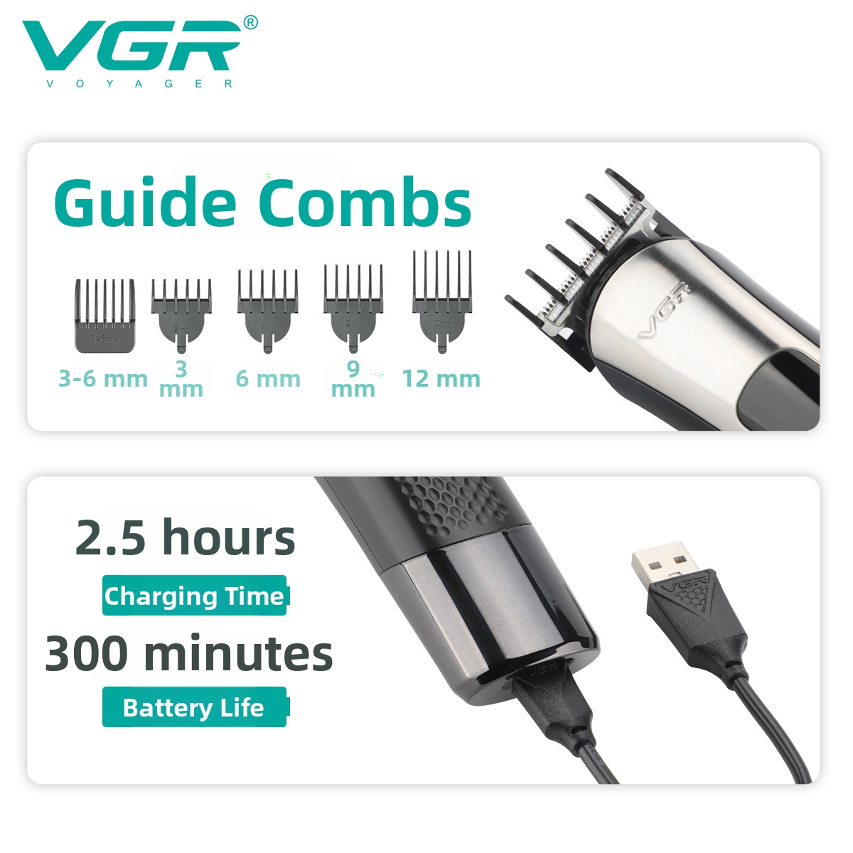 Neuer multifunktionaler Haarschneider für Herren mit Gravur, 5-in-1-Haarpflegeset_voghion.com