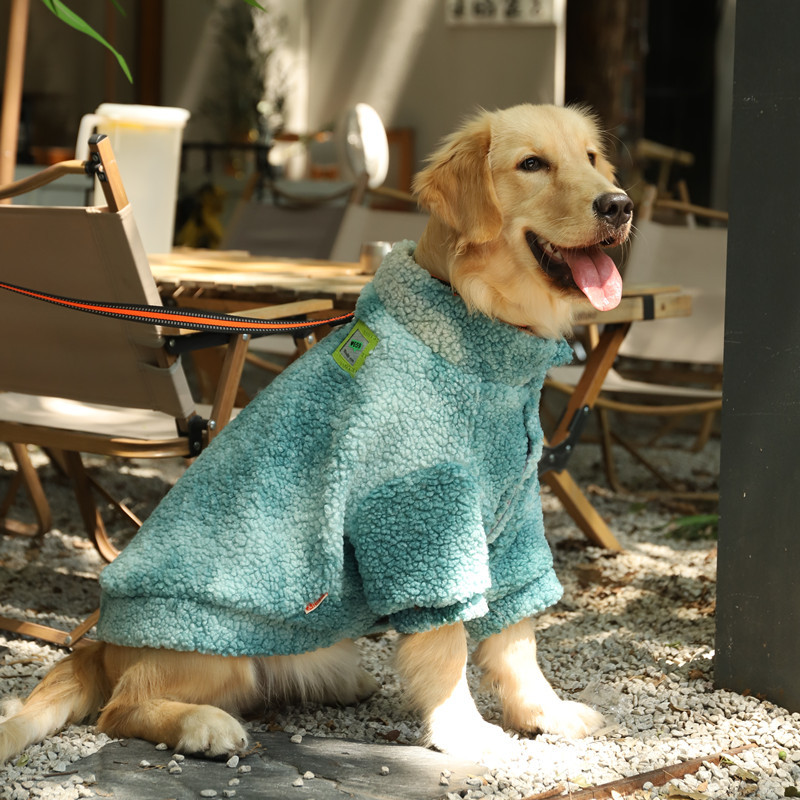 Large Dog Sweater For Autumn Winter Labrador Samoyed Border Collie Golden Retriever Pet Apparel Cool Weather Clothes_voghion.com