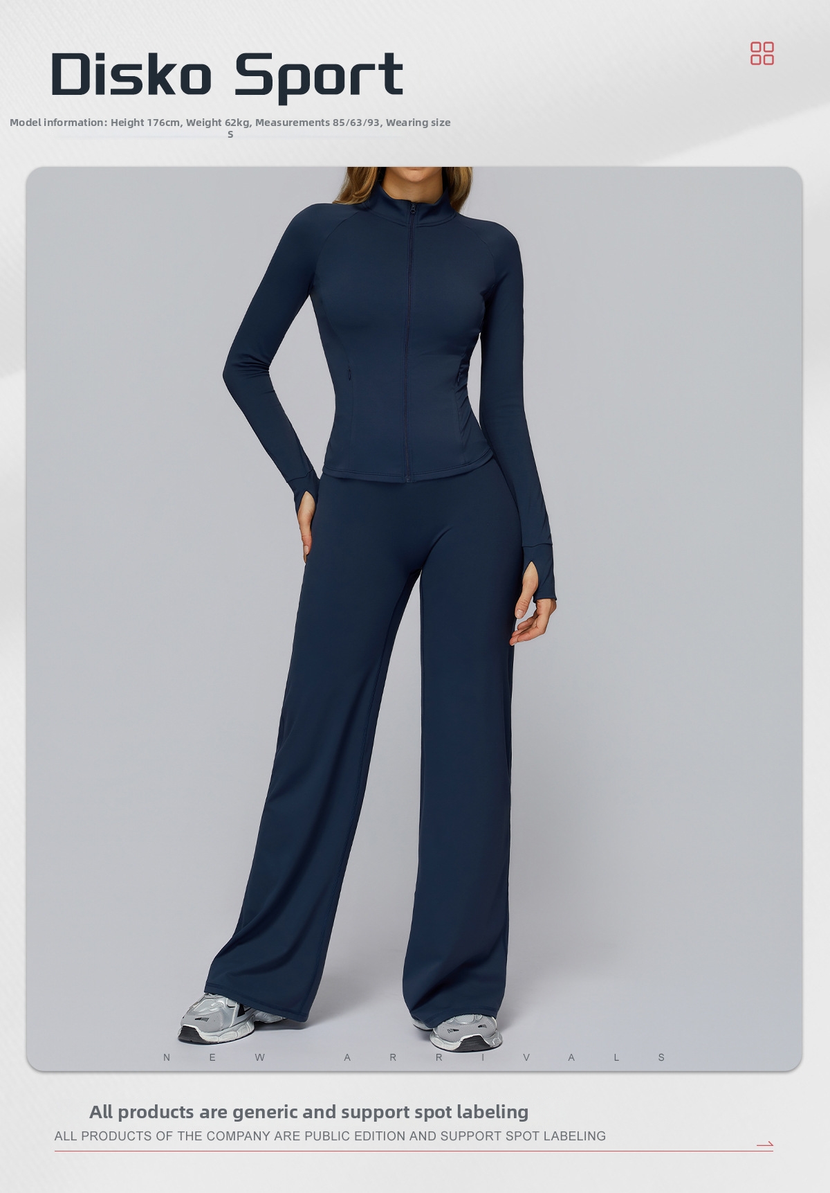 Women's Brushed Wide Leg Yoga Set Casual Sportswear American Style Tight Fitting Outdoor Running Fitness Outfit Polyester_ecoleips.com