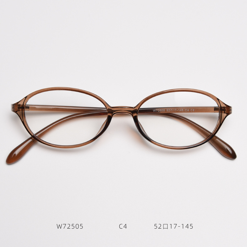 Unisex Light Oval Prescription Glasses Frame For Everyday Wear_voghion.com