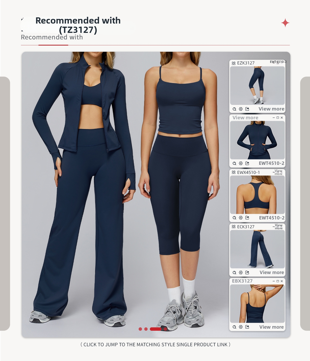 Women's Brushed Wide Leg Yoga Set Casual Sportswear American Style Tight Fitting Outdoor Running Fitness Outfit Polyester_ecoleips.com
