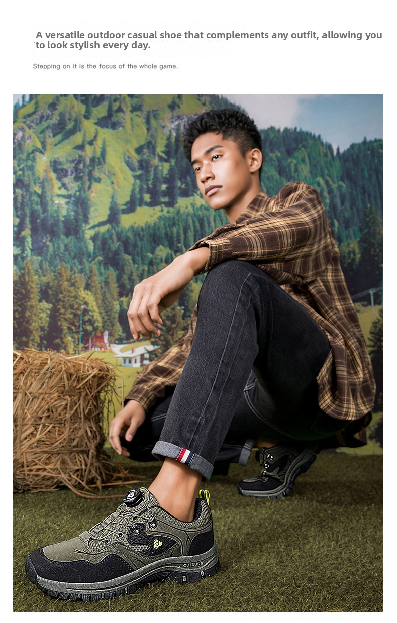 Herren Wanderschuhe Für Outdoor Sport Und Freizeit Mit Profilsohle_voghion.com