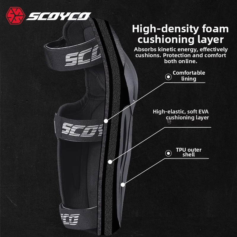 Motorcycle Riding Protective Gear Four Piece Set Elbow And Knee Pads Anti-Fall Racing Gear For Men And Women_voghion.com