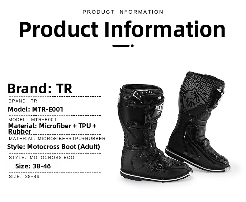 Motorcycle Riding Boots Men's All Season Protective Forest Trail Rally Racing Shoes_voghion.com