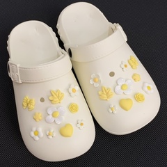 Hole shoes accessories egg flower hole shoe upper shoe flower decoration DIY detachable fresh hole shoe accessories