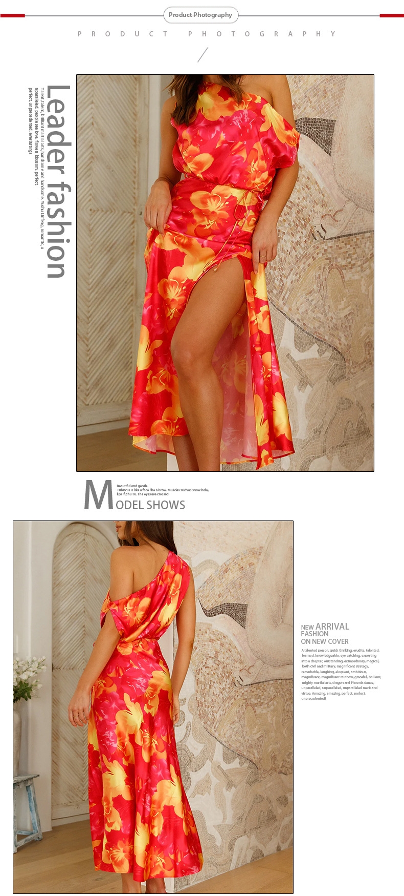 Elegant Satin Backless Halter Dress With High Slit - Summer Fashion Women's Long Dress For Parties & Evening Wear​_ecoleips.com