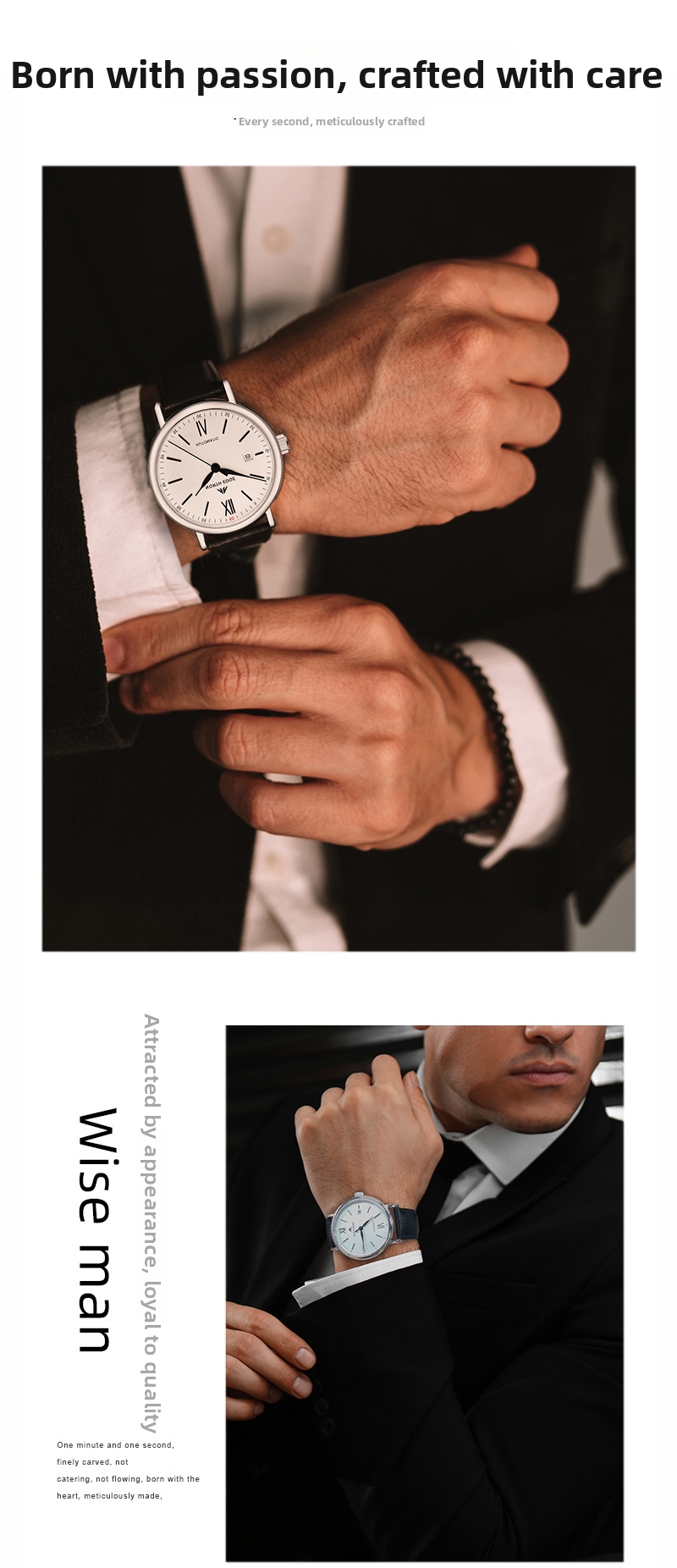 Classic Men's Automatic Mechanical Skeleton Watch Business Style_voghion.com