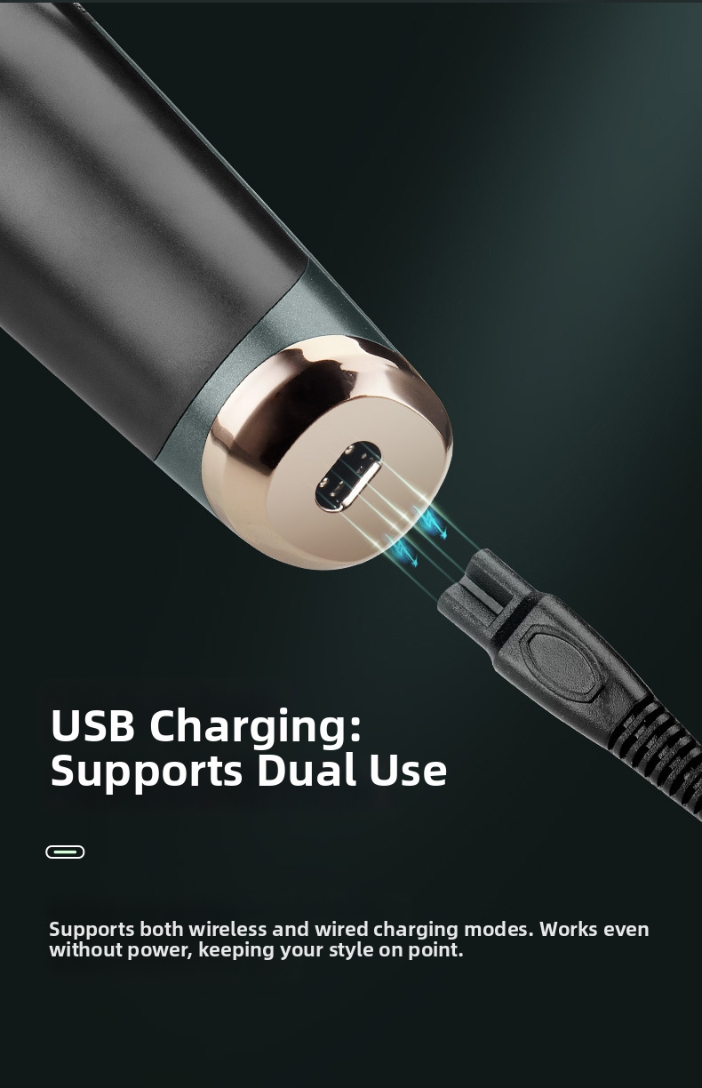 Electric Shaver For Men With Digital Display And Three Blades_voghion.com