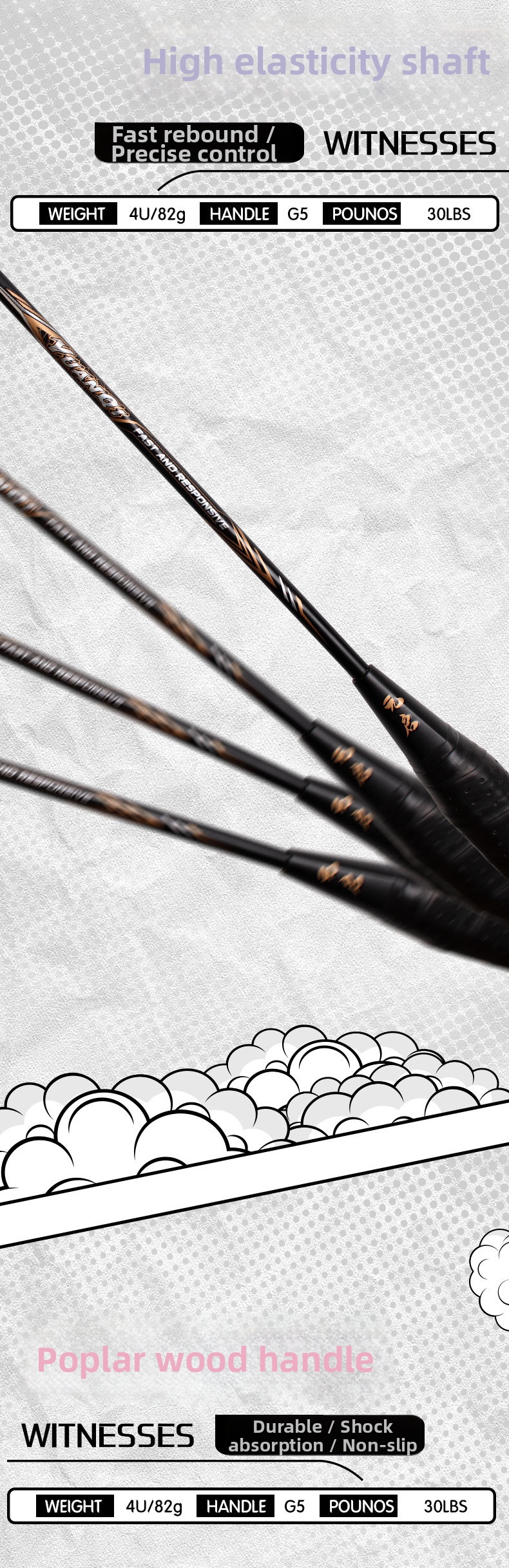 Authentic High-Quality Carbon Fiber Badminton Racket For Adults Suitable For Amateur Training Single Racket_voghion.com