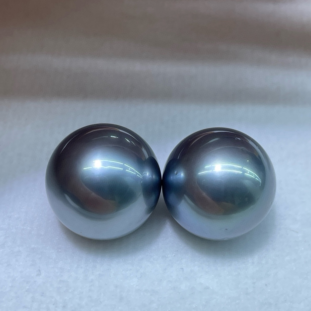 南洋珍珠对珠 大溪地珍珠对珠 正圆强光 耳钉耳坠均可