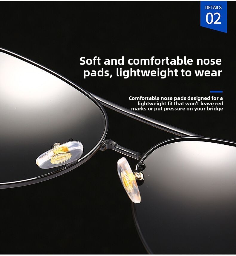 Upgrade The New Day And Night Color-changing Sunglasses For Men's Driving, Driver Glasses, Polarizing Glasses, Sunglasses, Fishing Glasses._voghion.com